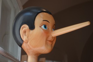 Pinocchio's nose