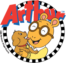 The name "Arthur" appears over a cartoon image of Arthur and his dog