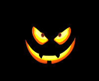 Scary pumpkin face