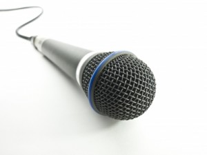 image of a microphone