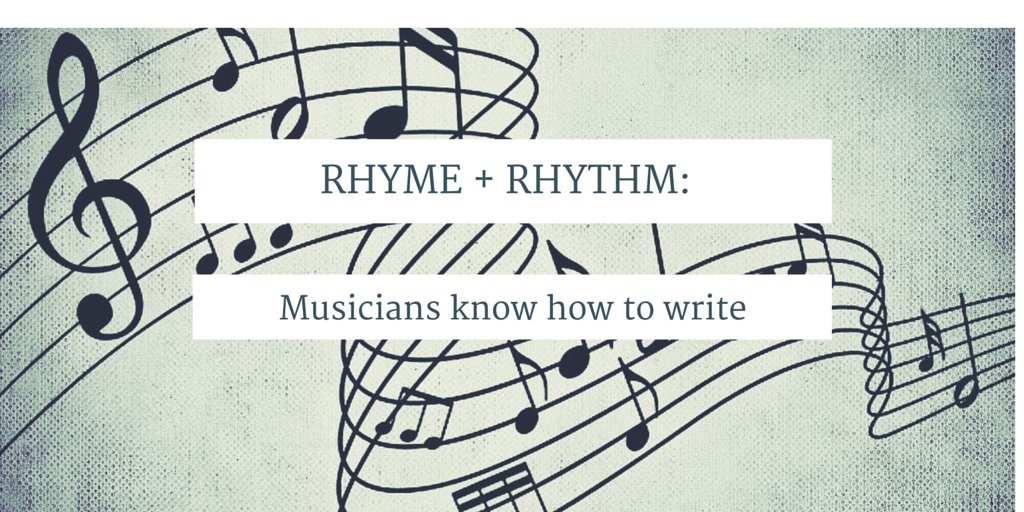 Rhyme and rhythm: Musicians know how to write