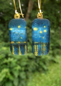 Starry Night earrings