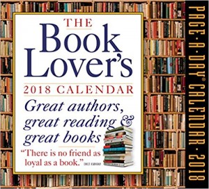 Book lover's calendar