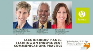 IABC/Toronto insider panel
