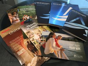 Cruise brochures