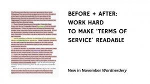 Before & after: Google terms of service (Wordnerdery)