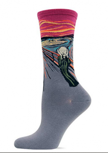 'The Scream' socks