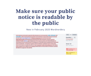 Help the public actually understand your public notice (a Before & After in Wordnerdery)